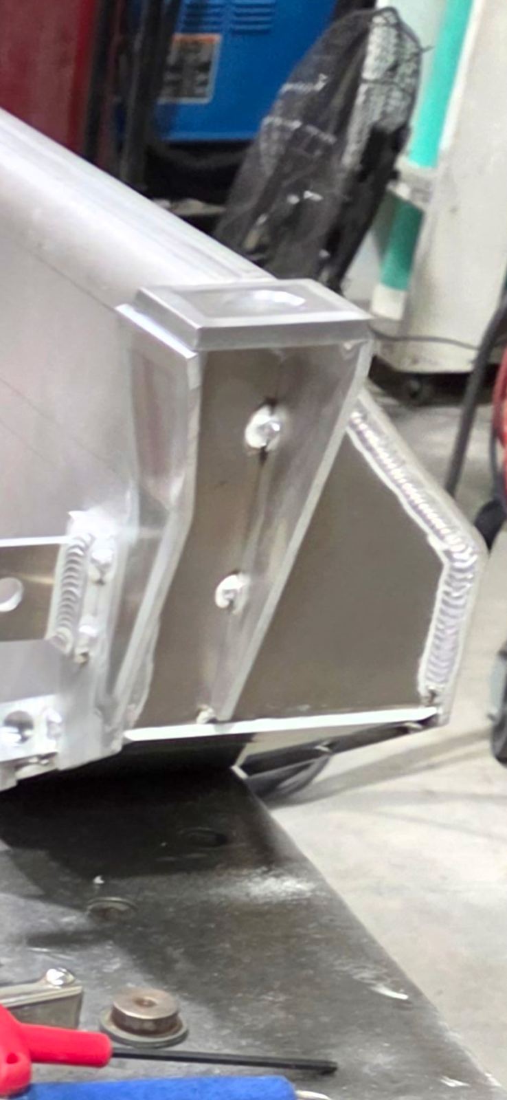 Precision aluminum fabrication with tight-tolerance welds